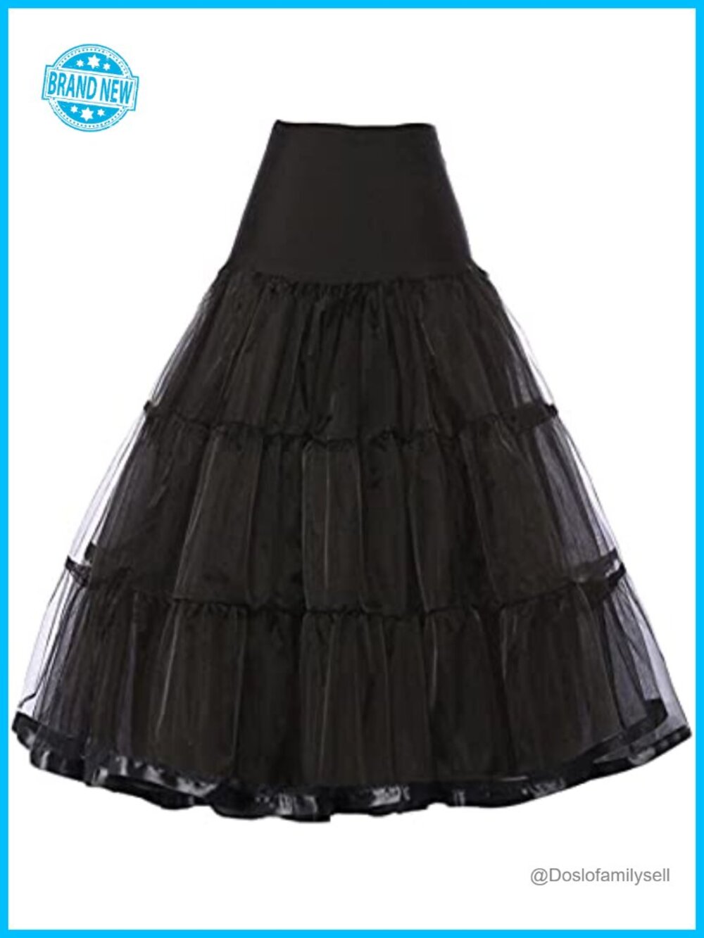 Fluffy Tutu Petticoat Underskirt Crinoline 50s Rockabilly 30 Inch